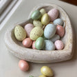 Antique Finish Ornament Deep Stone Heart Dish - Decorative Ornaments UK Luxury Home Decor Garden & Outdoor And Gifts