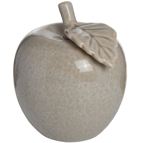 Antique Ornament Grey Small Ceramic Apple - Decorative Ornaments UK Figurines - Decor Sanctuary UK curated collection of luxury home decor