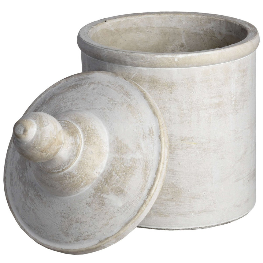 Antique White Cannister AC - KITTW - Decor Sanctuary UK curated collection of luxury home decor