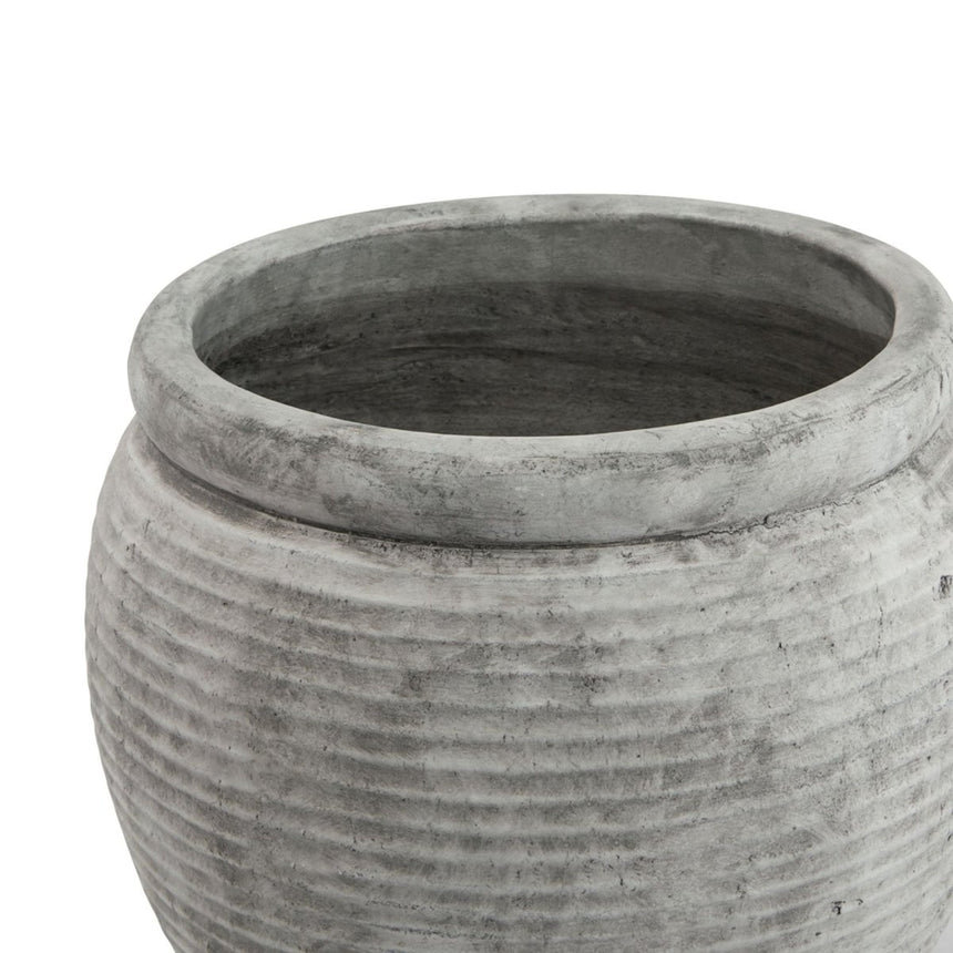 Athena Rimmed Large Plant Pot - Decor Sanctuary UK curated collection of luxury home decor