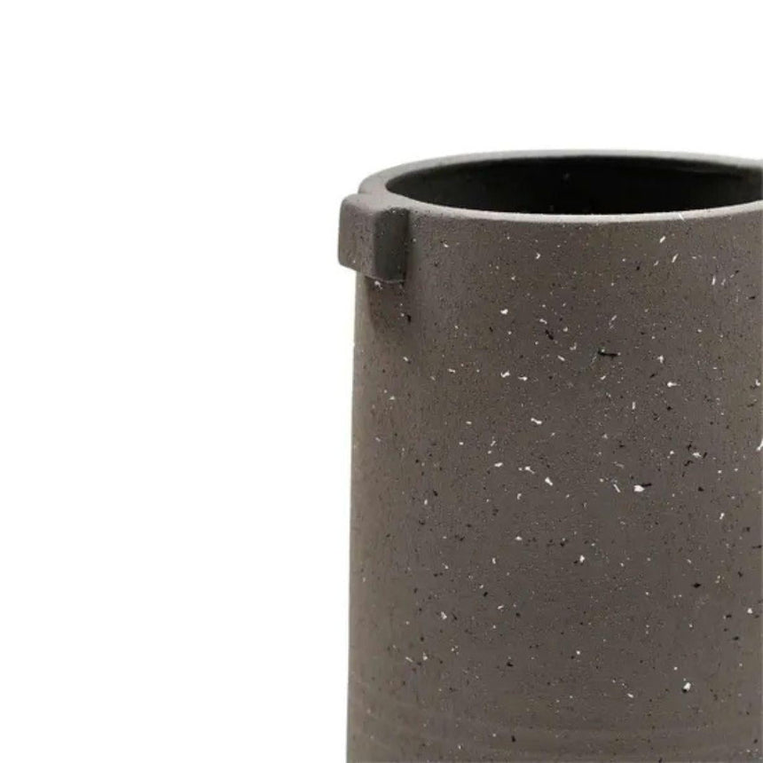 Aurora Terrazzo Minimalist Stone Grey Tall Cylinder Vase Quality Home Decor Garden & Outdoor Living and Gifts
