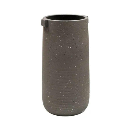 Aurora Terrazzo Minimalist Stone Grey Tall Cylinder Vase Quality Home Decor Garden & Outdoor Living and Gifts