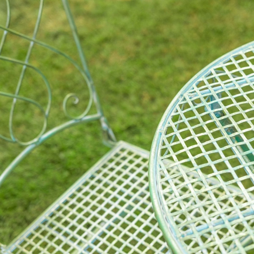 Avalon Garden Furniture Bistro Set - 2 Seater Green Antique Finish Quality Home Decor Garden & Outdoor Living and Gifts