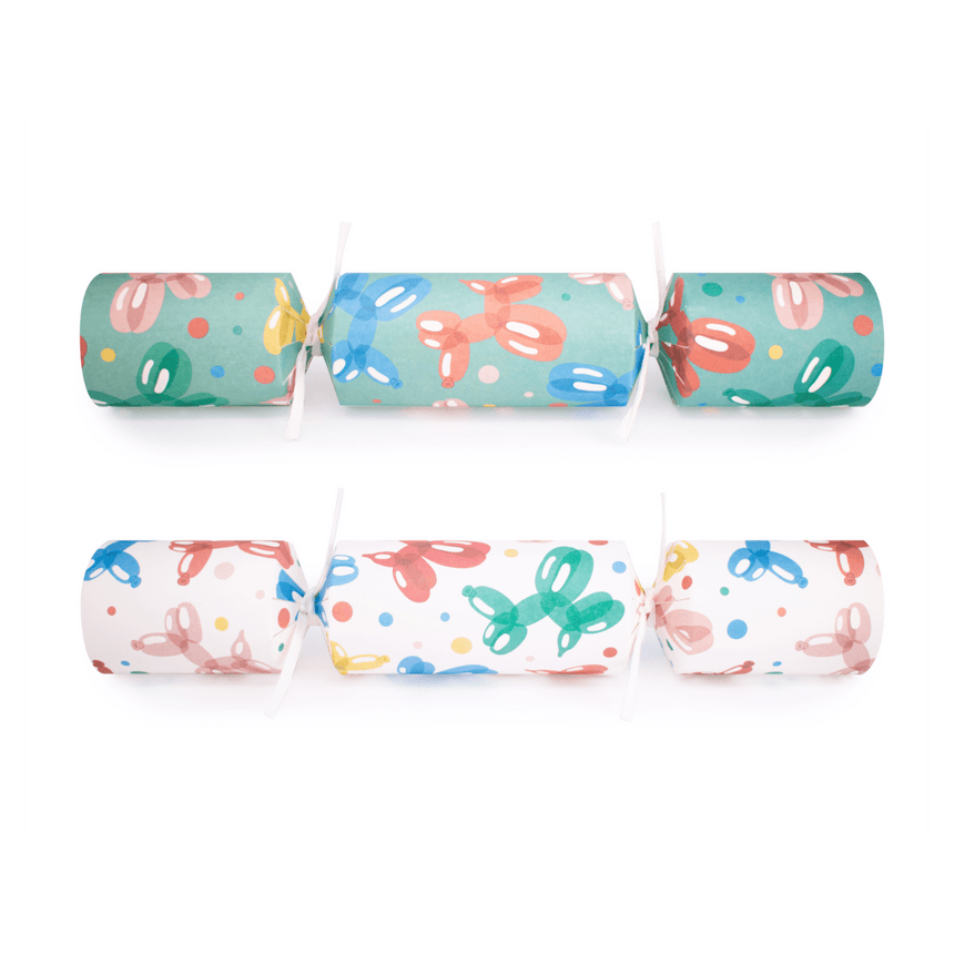 Balloon Modelling Kids Christmas Crackers – 12" Tray of 6 | Decor Sanctuary Quality Home Decor Garden & Outdoor Living and Gifts