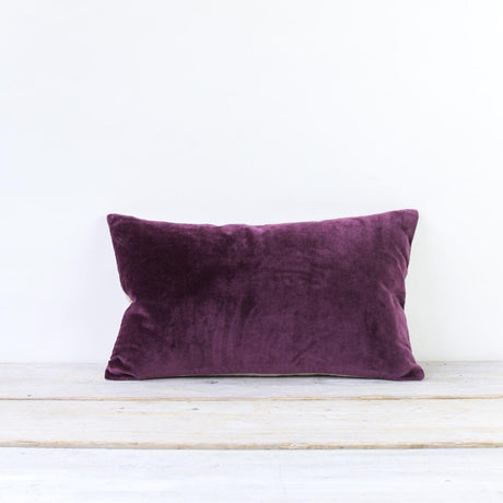 Berry Purple Sofa/Chair Cushion - 100% Cotton, Luxury Feather Pad, Modern, 30x50cm Quality Home Decor Garden & Outdoor Living and Gifts