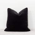 Black Sofa/Chair Cushion - Vegan Friendly 100% Polyester - Ultra Soft, 50x50cm Quality Home Decor Garden & Outdoor Living and Gifts