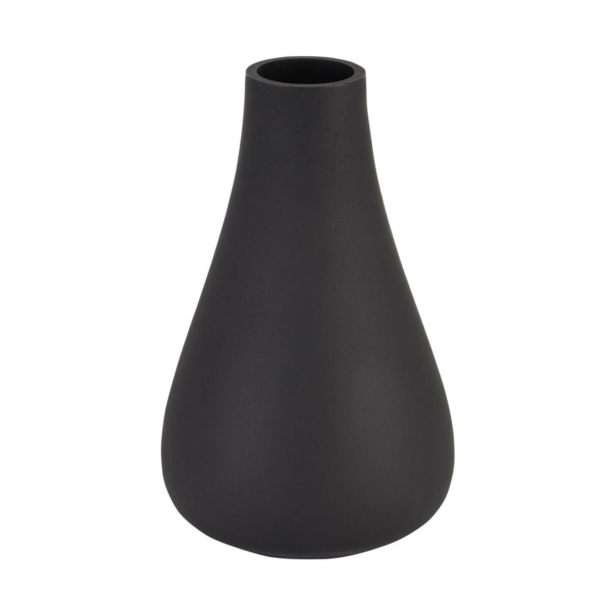 Black Tapered Glass Vase Luxury Home Decor Garden & Outdoor And Gifts