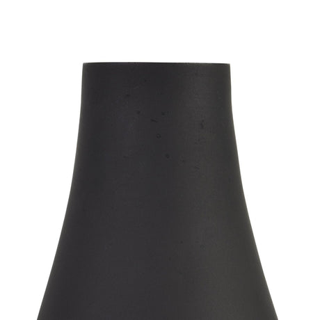Black Tapered Glass Vase Luxury Home Decor Garden & Outdoor And Gifts