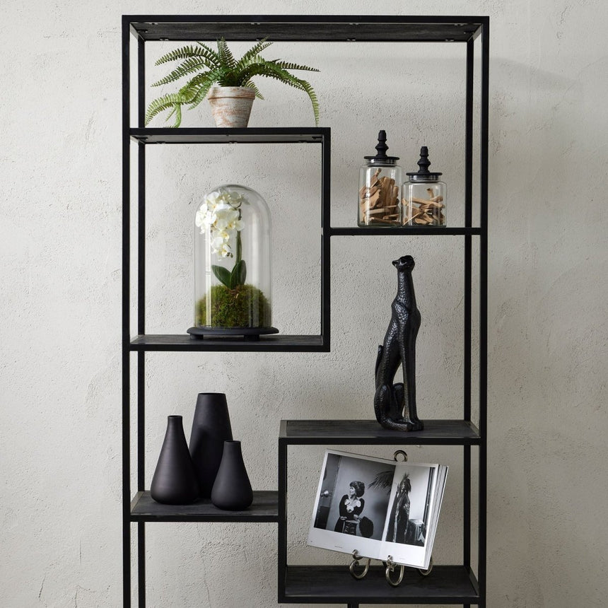 Black Tapered Tall Glass Vase Luxury Home Decor Garden & Outdoor And Gifts