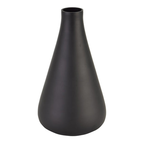 Black Tapered Tall Glass Vase Luxury Home Decor Garden & Outdoor And Gifts