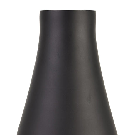 Black Tapered Tall Glass Vase Luxury Home Decor Garden & Outdoor And Gifts