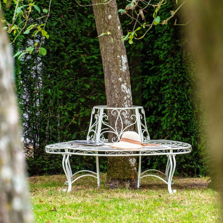 Blaisdon Cream Decorative Garden Loire Full Tree Seat - French Style Quality Home Decor Garden & Outdoor Living and Gifts