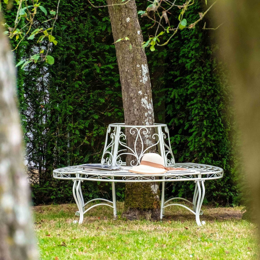 Blaisdon Cream Decorative Garden Loire Full Tree Seat - French Style Quality Home Decor Garden & Outdoor Living and Gifts