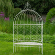 Blaisdon Cream Garden Arbour - Antique English Country Garden Style Quality Home Decor Garden & Outdoor Living and Gifts
