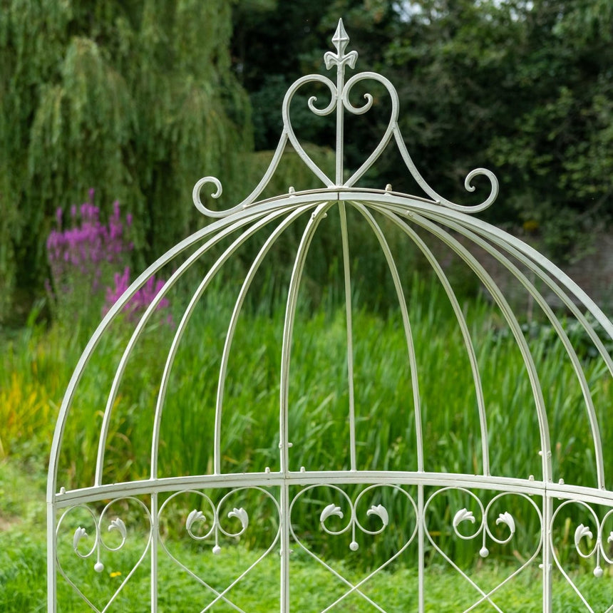 Blaisdon Cream Garden Arbour - Antique English Country Garden Style Quality Home Decor Garden & Outdoor Living and Gifts