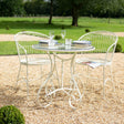 Blaisdon Cream Garden Furniture Bistro Set - English Country Garden Style Quality Home Decor Garden & Outdoor Living and Gifts