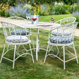 Blaisdon Cream Garden Furniture Dining Set - 4 Seater - English Country Garden Style Quality Home Decor Garden & Outdoor Living and Gifts