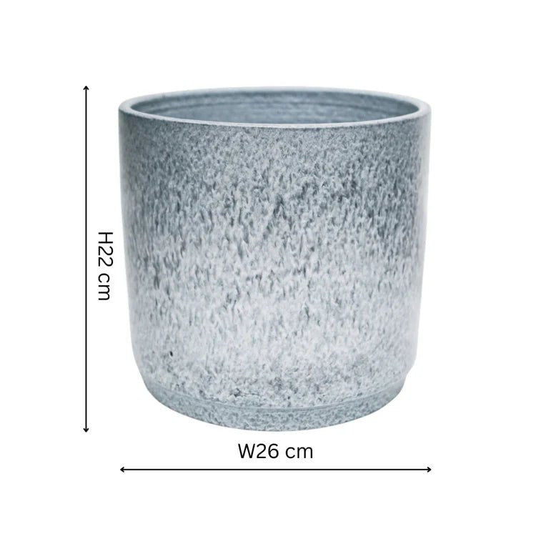 Blue Marble Finish Indoor Planter - Handmade in Portugal Luxury Home Decor Garden & Outdoor And Gifts