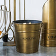 Brass Kindling Bucket H30.5Cm W30.5Cm Luxury Home Decor Garden & Outdoor And Gifts