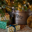 Bronze Cut Out Mistletoe Tree Skirt Quality Home Decor Garden & Outdoor Living and Gifts