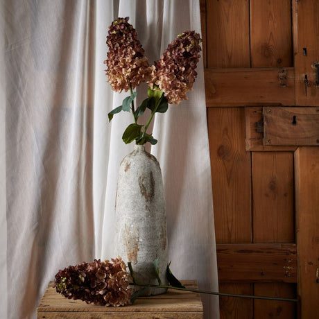 Burgundy Spear Hydrangea - Realistic Artificial Flower Single Stem Luxury Home Decor Garden & Outdoor And Gifts