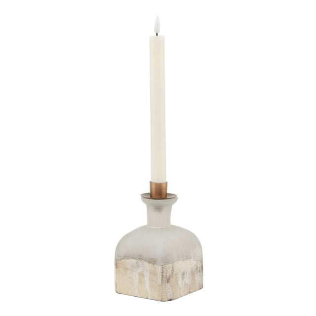 Burnished Dipped and Aged Brass Candle Holder Vase Luxury Home Decor Garden & Outdoor And Gifts