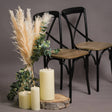 Butter Pampas Grass - Realistic Artificial Flower Single Stem Luxury Home Decor Garden & Outdoor And Gifts