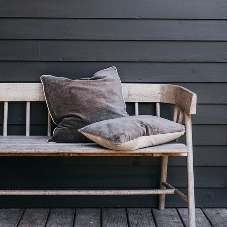 Cappuccino Cream Sofa/Chair Cushion - 100% Cotton, Luxury Feather Pad, 30x50cm Quality Home Decor Garden & Outdoor Living and Gifts