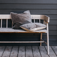 Cappuccino Sofa/Chair Cushion - 100% Cotton, Luxury Feather Pad, Modern, 50x50cm Quality Home Decor Garden & Outdoor Living and Gifts