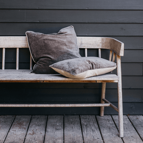 Cappuccino Sofa/Chair Cushion - 100% Cotton, Luxury Feather Pad, Modern, 50x50cm Quality Home Decor Garden & Outdoor Living and Gifts