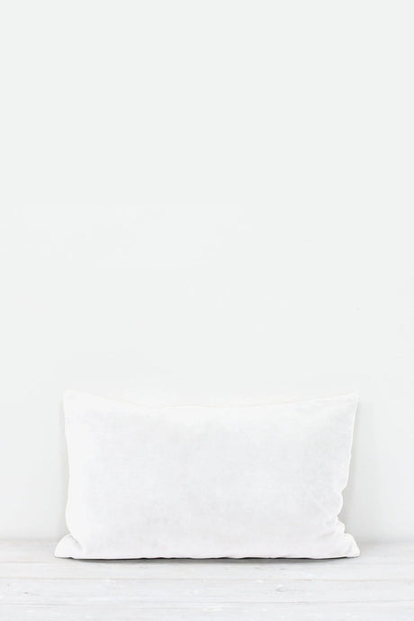 Chalk White Sofa/Chair Cushion - 100% Cotton, Luxury Feather Pad, Modern, 30x50cm Quality Home Decor Garden & Outdoor Living and Gifts
