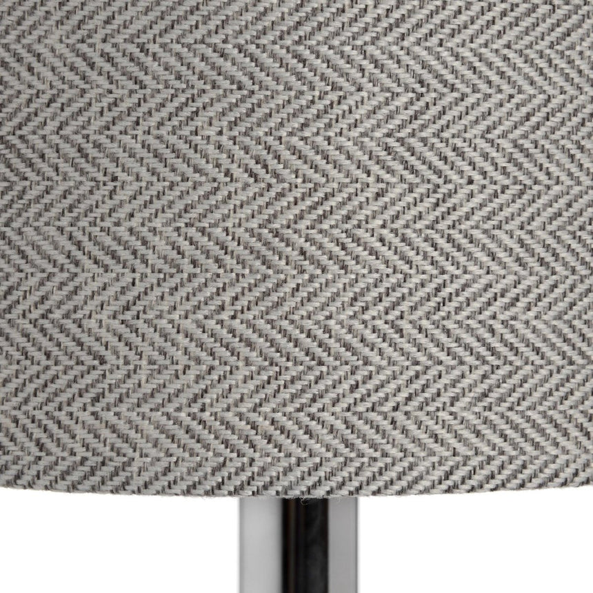 Classic Milan Silver Chrome Table Lamp & Shade - Stylish Table Lamps UK Luxury Home Decor Garden & Outdoor And Gifts