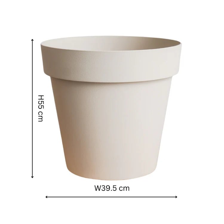 Cleo Outdoor Planter Oat w/Wheels - Frost Resistant, Built - in Drainage, 100% Recyclable Quality Home Decor Garden & Outdoor Living and Gifts