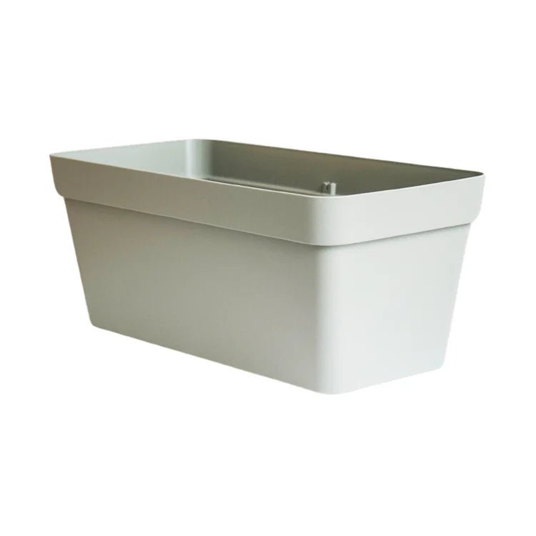 Cleo Outdoor Rectangle Planter Sage Green w/Wheels - Frost Resistant, Built - in Drainage Quality Home Decor Garden & Outdoor Living and Gifts