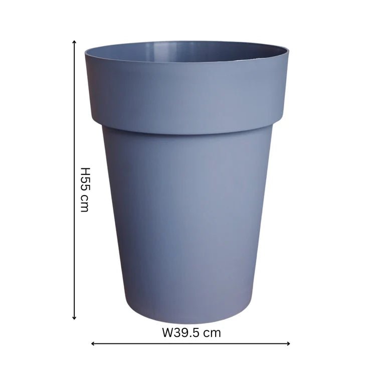 Cleo Outdoor Vase/High Planter Grey - Tall Large, Frost Resistant, Built - in Drainage Quality Home Decor Garden & Outdoor Living and Gifts