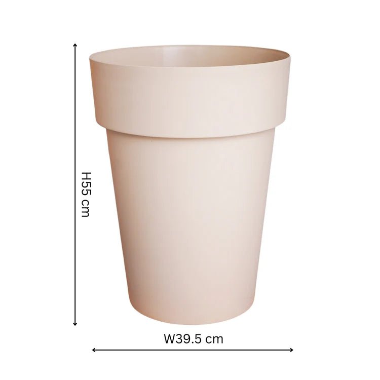 Cleo Outdoor Vase/High Planter Oat - Tall Large Frost Resistant, Built - in Drainage, 100% RCE Quality Home Decor Garden & Outdoor Living and Gifts
