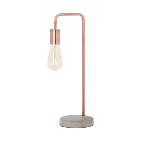 Copper Industrial Lamp With Stone Base Luxury Home Decor Garden & Outdoor And Gifts