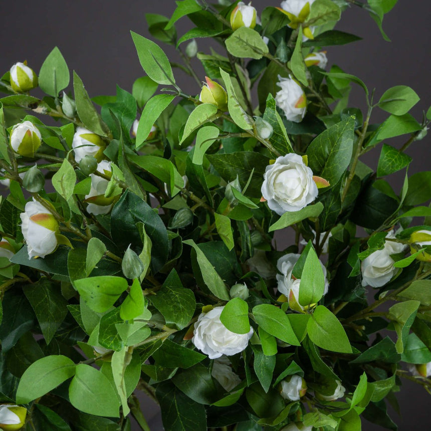Cream Gardenia - Realistic Artificial Flower Single Stem Luxury Home Decor Garden & Outdoor And Gifts
