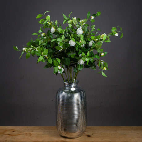 Cream Gardenia - Realistic Artificial Flower Single Stem Luxury Home Decor Garden & Outdoor And Gifts