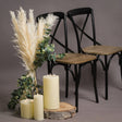 Cream Pampas Grass - Realistic Artificial Flower Single Stem Luxury Home Decor Garden & Outdoor And Gifts