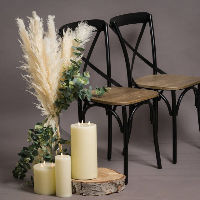 Cream Pampas Grass - Realistic Artificial Flower Single Stem Luxury Home Decor Garden & Outdoor And Gifts