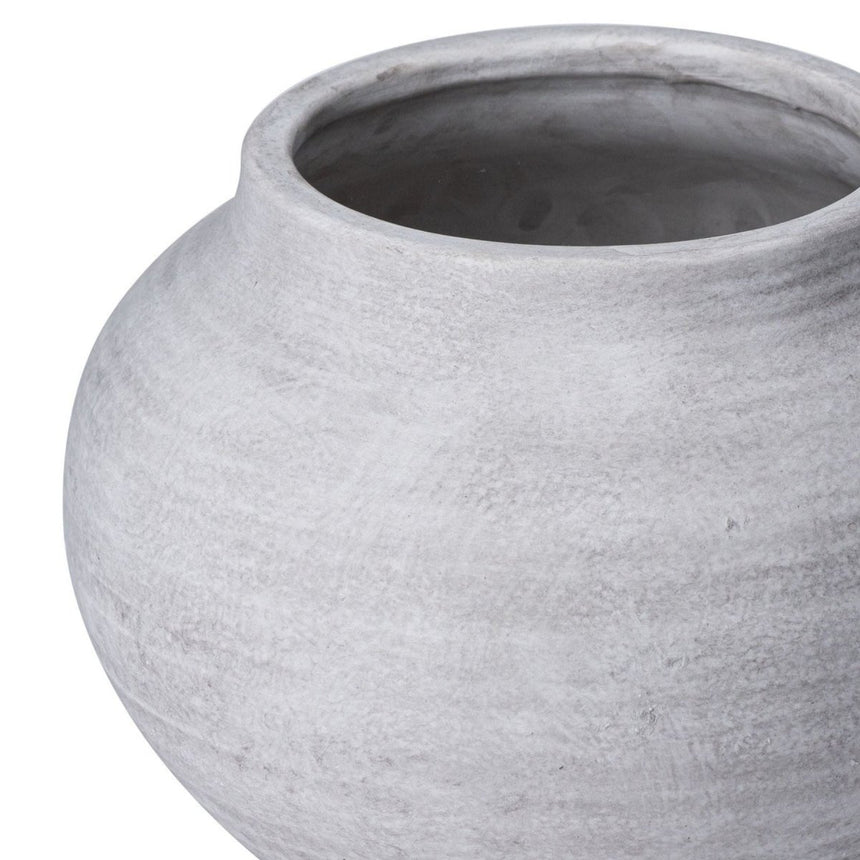 Elegant Natural Stone Finish Ceramic Indoor Planter Luxury Home Decor Garden & Outdoor And Gifts