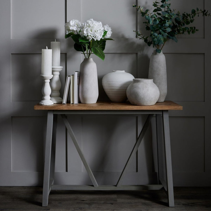 Elegant Natural Stone Finish Ceramic Indoor Planter Luxury Home Decor Garden & Outdoor And Gifts