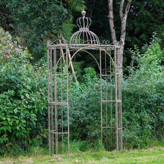 Decorative Garden Arch - Antique Blue Rust Finish Quality Home Decor Garden & Outdoor Living and Gifts