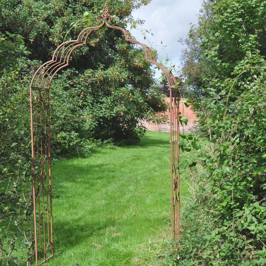 Decorative Garden Arch - Rusty Finish Quality Home Decor Garden & Outdoor Living and Gifts