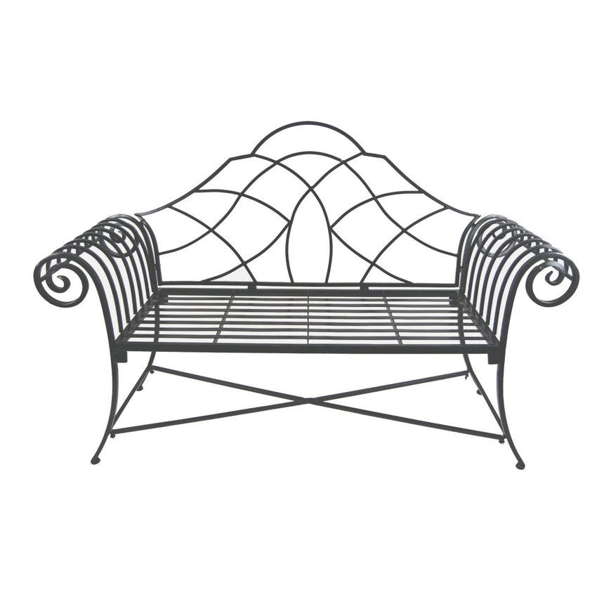 Decorative Garden Bench - Black Quality Home Decor Garden & Outdoor Living and Gifts