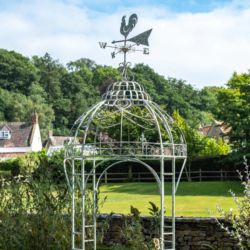 Decorative Garden Gazebo - Antique Green - Compact Size Quality Home Decor Garden & Outdoor Living and Gifts