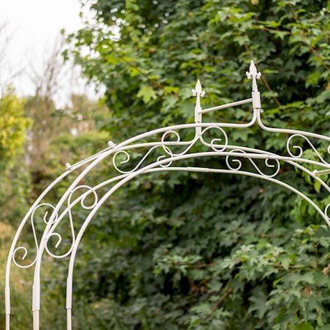 Decorative Gothic Garden Arch - Cream Quality Home Decor Garden & Outdoor Living and Gifts