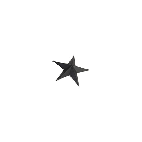 Decorative Matt Black Metal Convexed Star - Wall Art Sculpture UK Luxury Home Decor Garden & Outdoor And Gifts