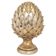 Elegant Large Gold Pinecone Finial - Decorative Ornaments UK Luxury Home Decor Garden & Outdoor And Gifts